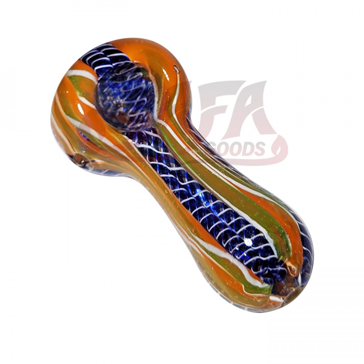 3.5" Hand Pipe w/ Straight Cane